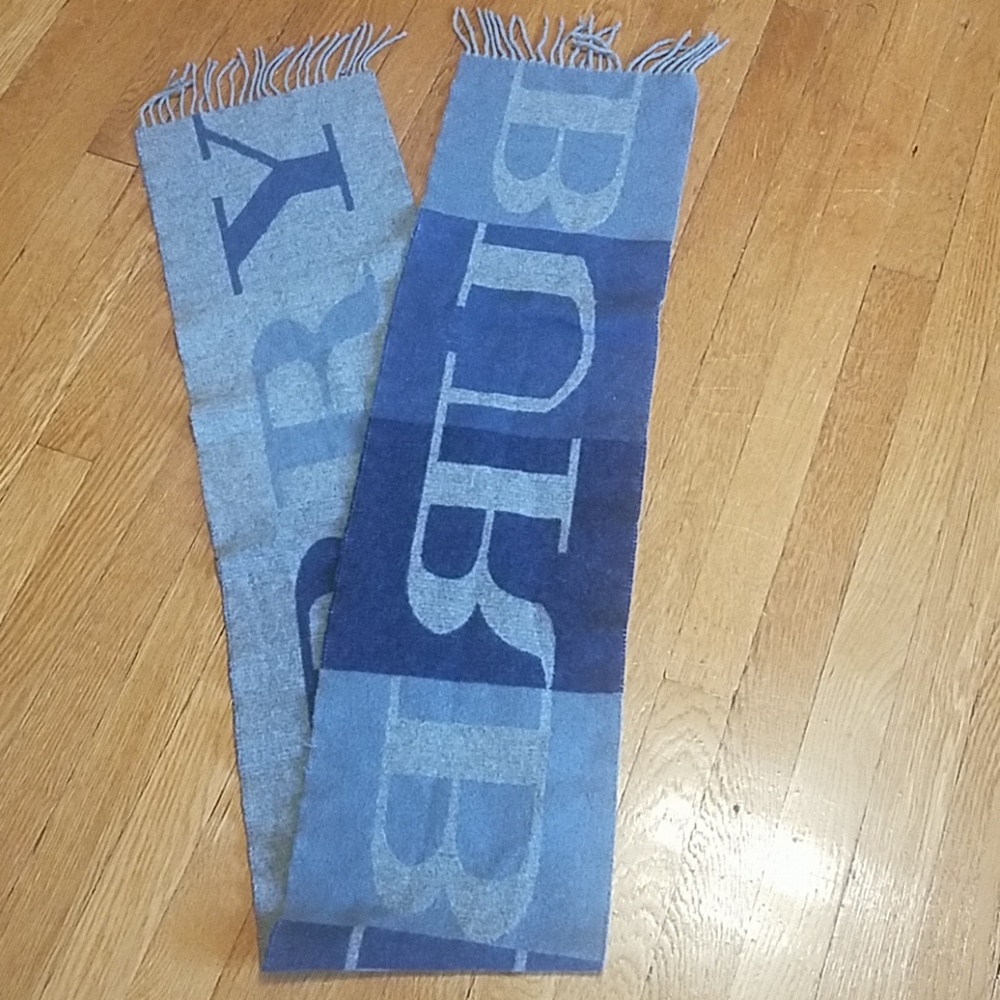 Vintage BURBERRY Reversible Cashmere Wool Scarf. Men’s | Women’s | Unisex
